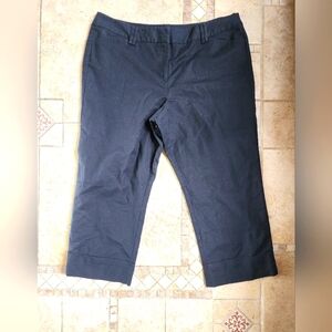 Ann Taylor Black Cropped Pants